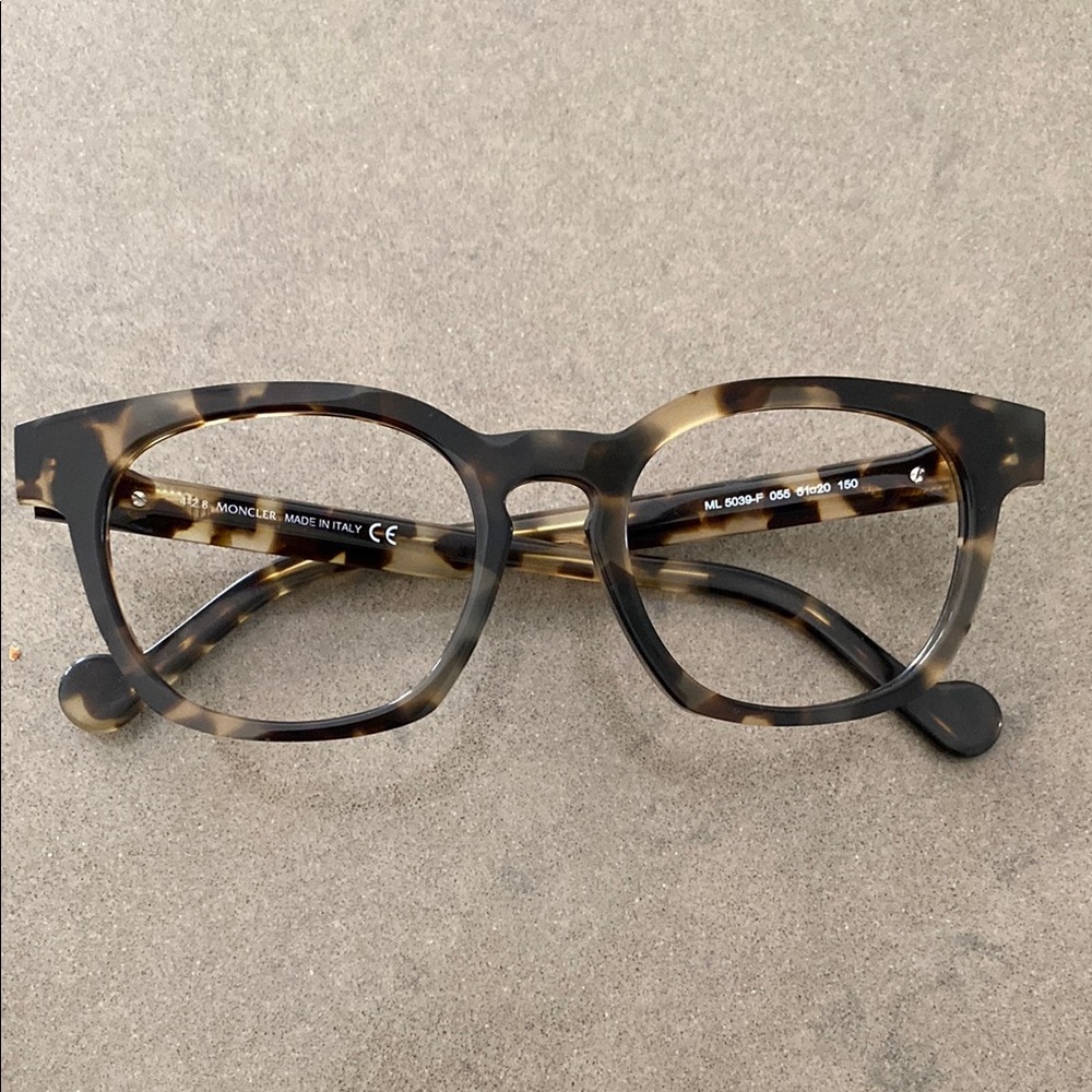 Moncler Tortoise Shell Glasses